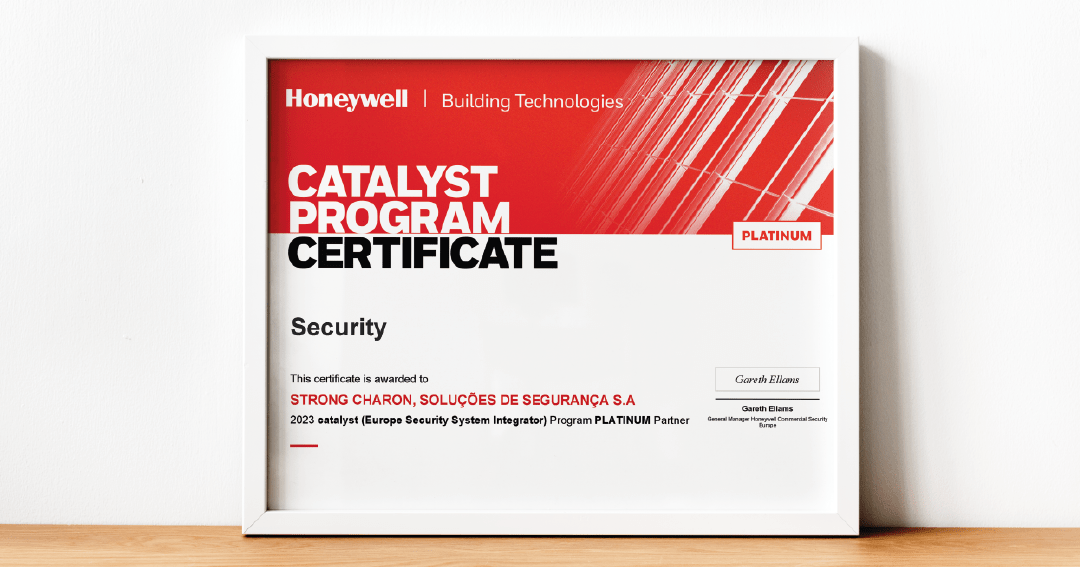 Strong Charon once again distinguished as Honeywell’s PLATINUM Partner